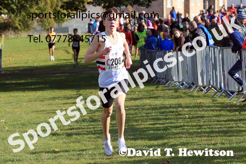 Mens under-17s 2022 Northern Cross Country Relays, Graves Park, Sheffield. Photo: David T. Hewitson/Sports for All Pics